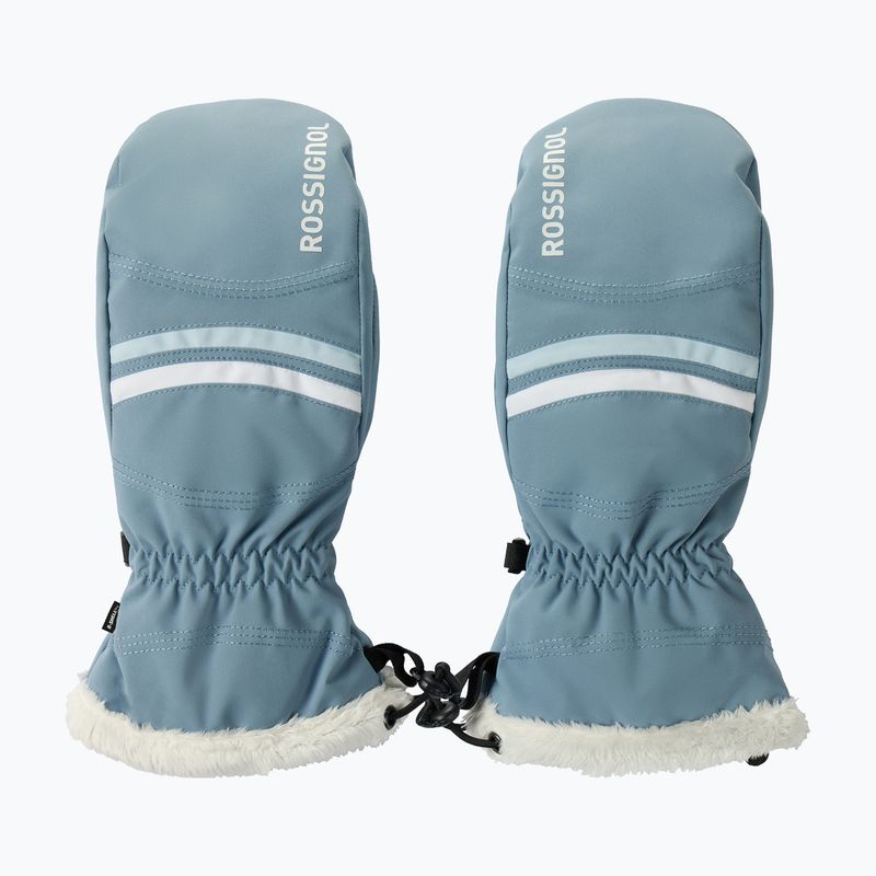 Рукавиці лижні жіночі Rossignol Piste Mittens R-Shell Dry windward blue