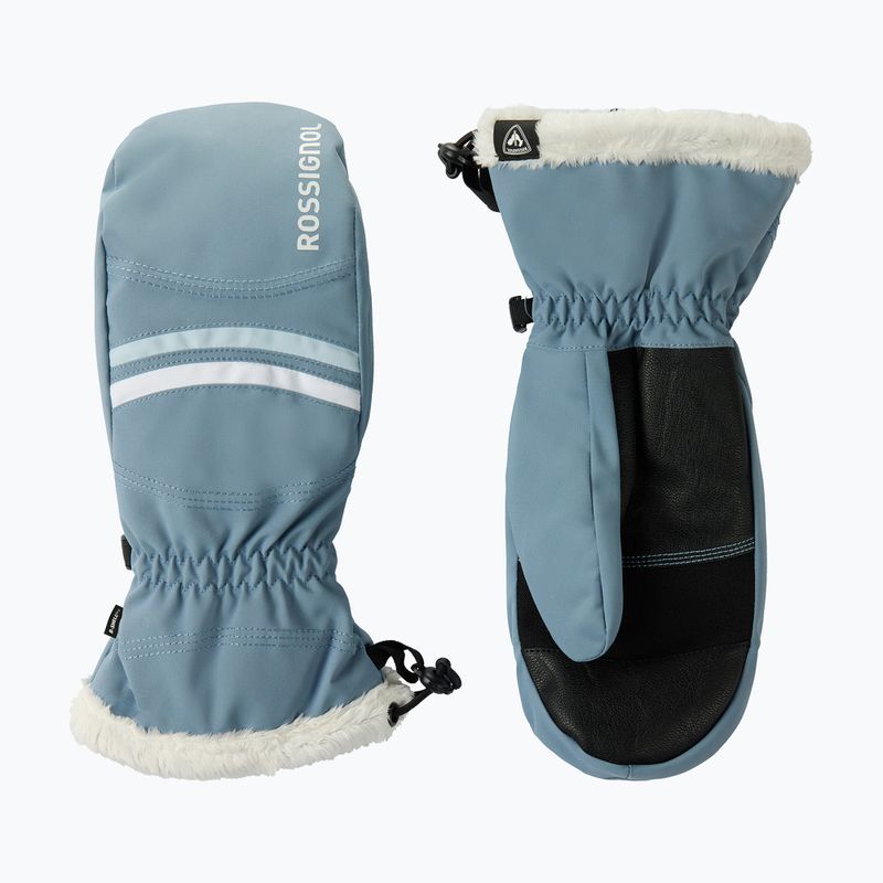 Рукавиці лижні жіночі Rossignol Piste Mittens R-Shell Dry windward blue 2