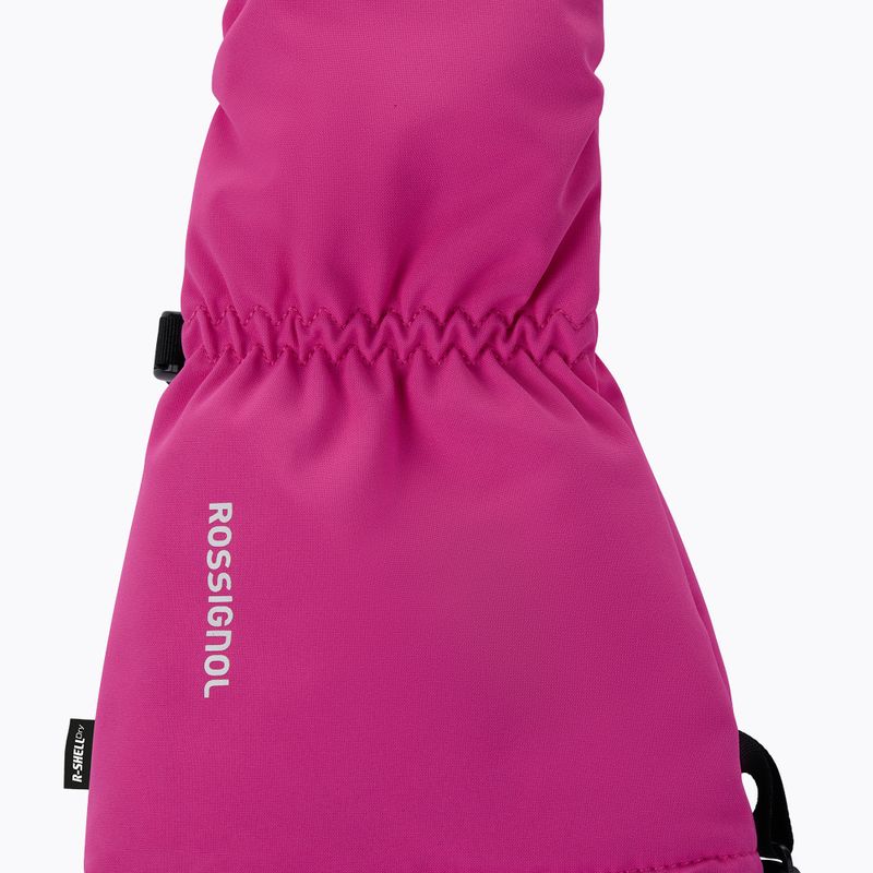 Рукавички лижні дитячі Rossignol Mittens R-Shell Dry electric fuchsia 3