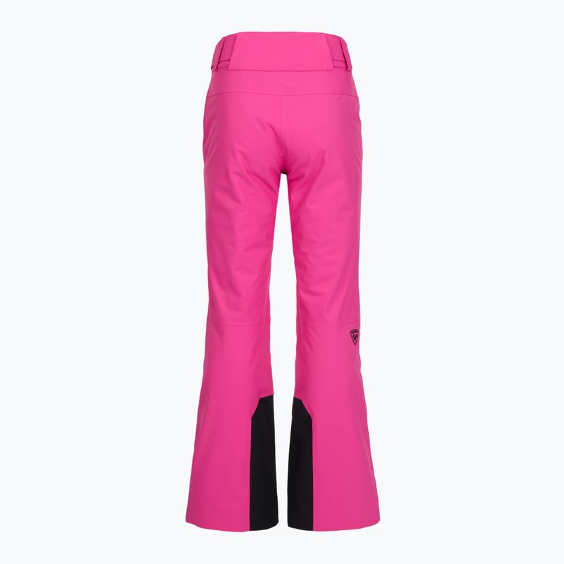 Штани лижні жіночі Rossignol Insulated electric fuchsia 2