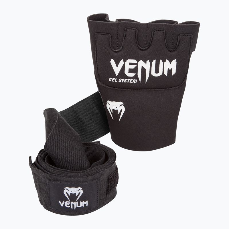 Рукавиці внутрішні Venum Gel Kontact Quick Wraps black/white 4