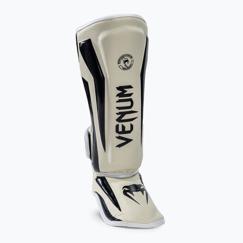 Протектори гомілок Venum Elite Standup Shinguards чорно-білі VENUM-1394