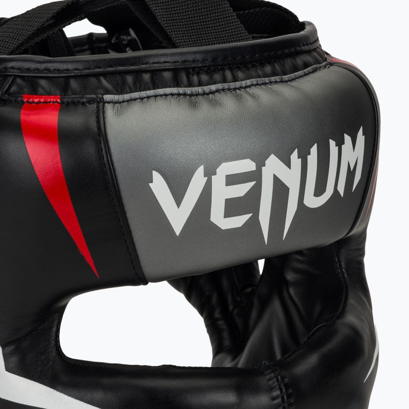 Шолом боксерський Venum Elite Iron black/red 4