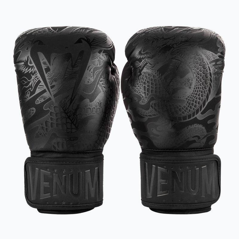 Рукавиці боксерські Venum Dragon's Flight black/black 7