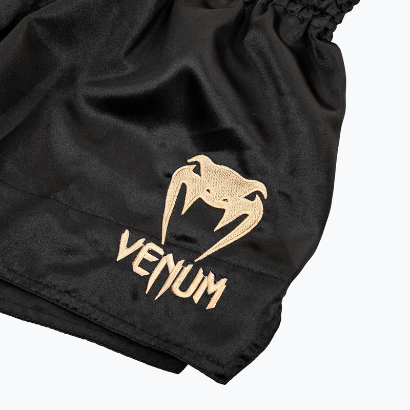 Шорти для тренувань чоловічі Venum Classic Muay Thai black/gold 5