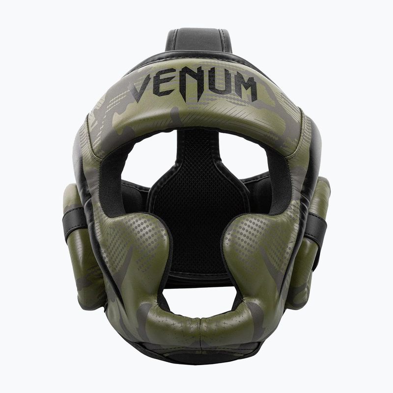 Боксерський камуфляжний шолом Venum Elite хакі 5