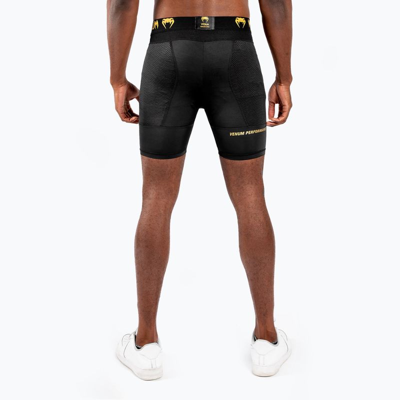 Шорти для тренувань чоловічі Venum г-Fit Compression black/gold 2