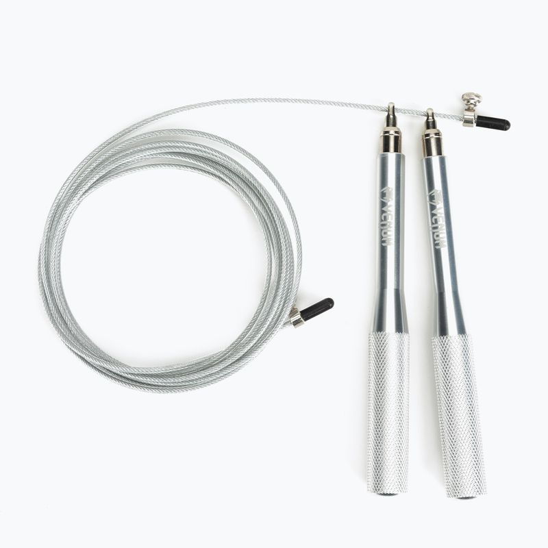 Скакалка Venum Thunder Evo срібляста VENUM-04214-051