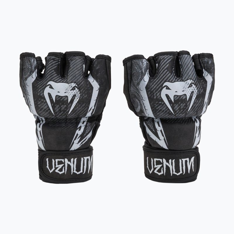 Рукавиці грепплінгові чоловічі Venum GLDTR 4.0 чорно-білі VENUM-04166