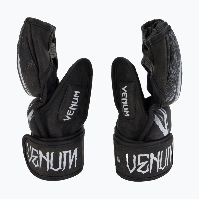 Рукавиці грепплінгові чоловічі Venum GLDTR 4.0 чорно-білі VENUM-04166 4
