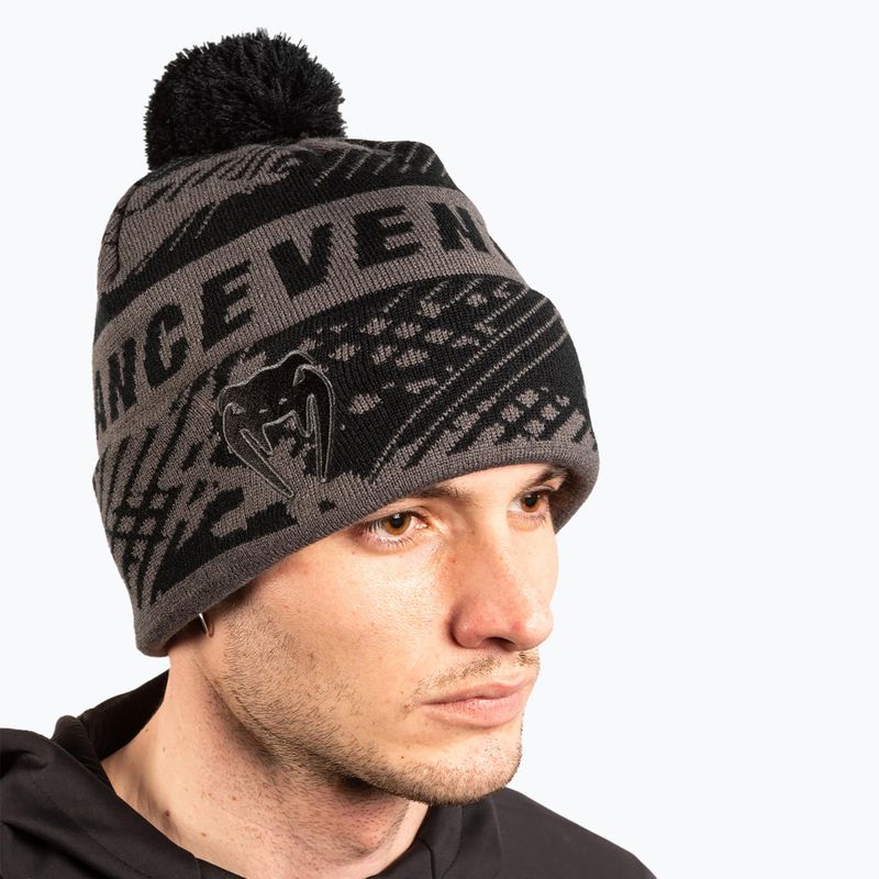 Шапка зимова Venum Performance Beanie гrey/black 6