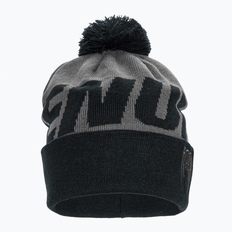 Шапка зимова Venum Elite Beanie With Pompom гrey/black 2