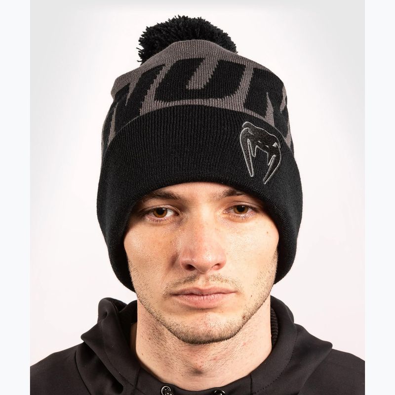 Шапка зимова Venum Elite Beanie With Pompom гrey/black 8