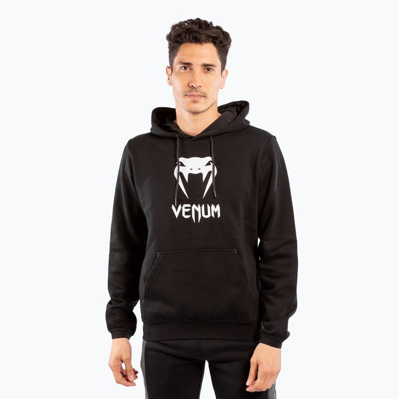 Кофта чоловіча Venum Classic Hoodie black/white