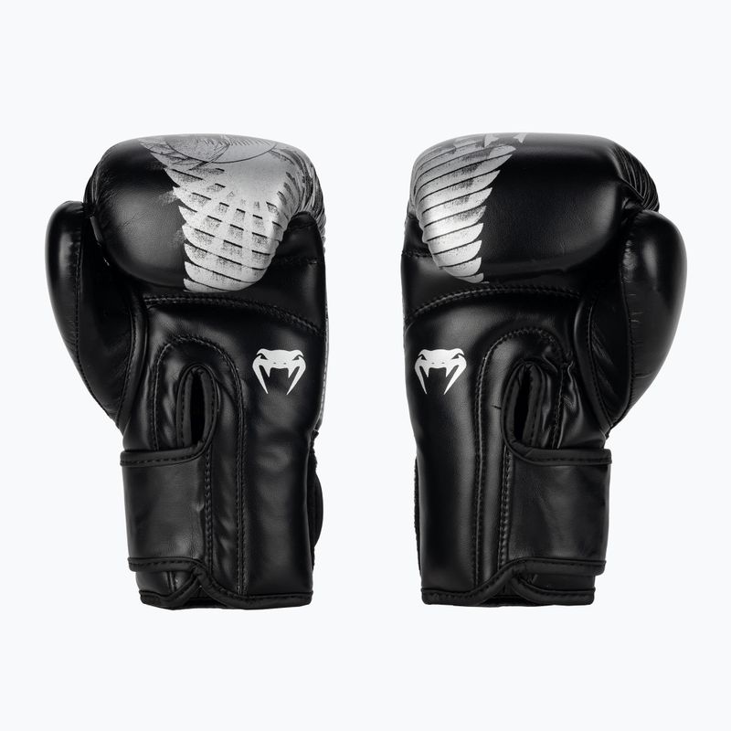 Рукавиці боксерські дитячі Venum YKZ21 Boxing black/white 2