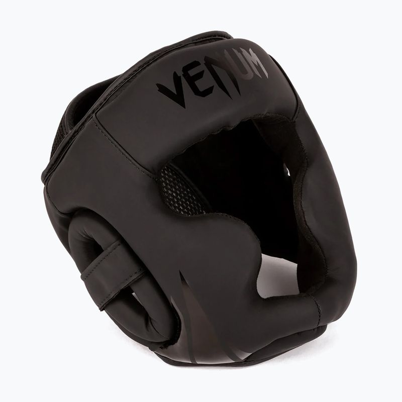 Шолом боксерський дитячий Venum Challenger Kids black/black 2