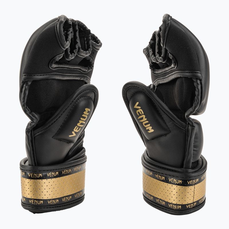 Рукавиці MMA Venum Impact 2.0 black/gold 4