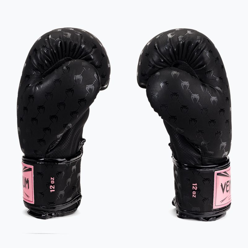 Рукавиці боксерські Venum Impact Monogram чорно-золоті VENUM-04586-537 4