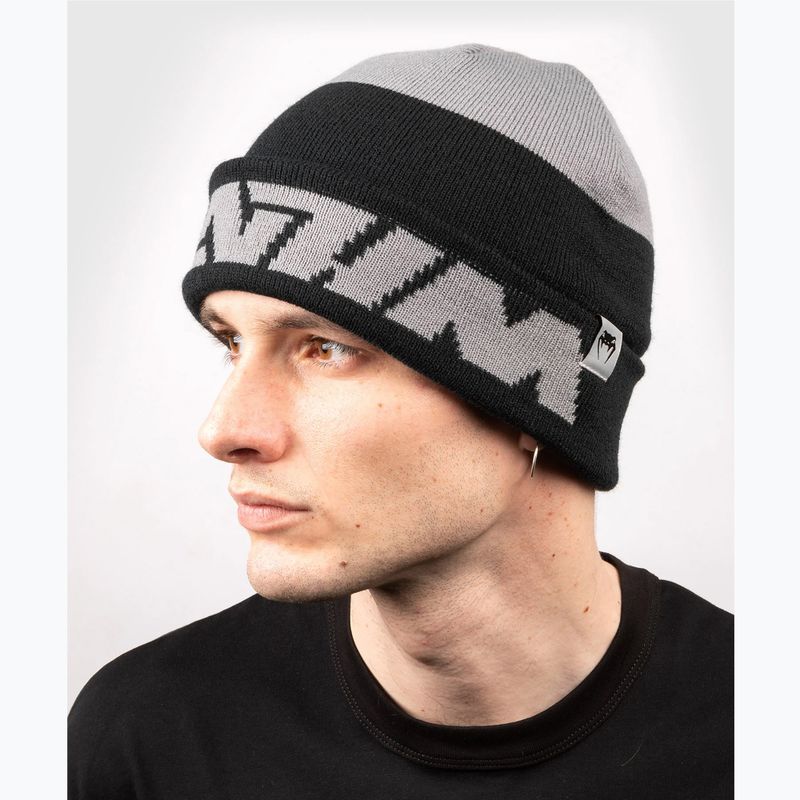 Шапка зимова Venum Connect Beanie black/grey 6