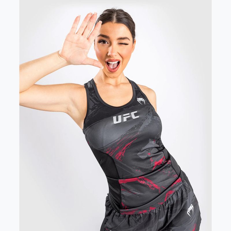 Лонгслів жіночий Venum UFC Authentic Fight Week 2.0 Performance black/red 2