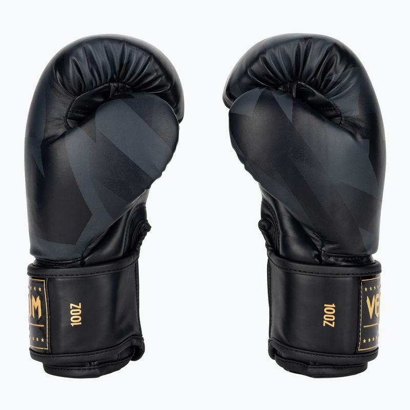 Рукавиці боксерські Venum Razor black/gold 3