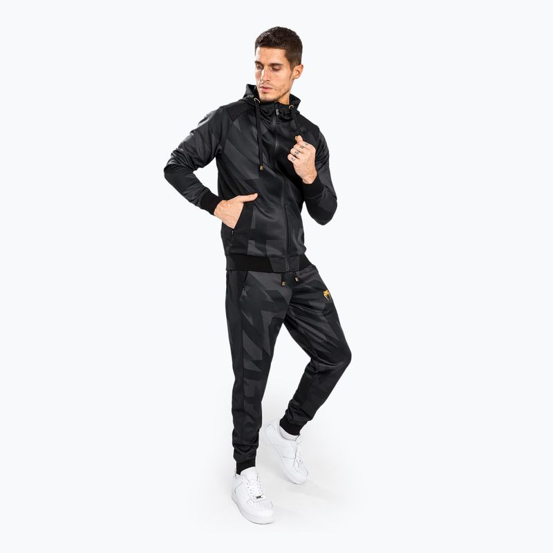Кофта чоловіча Venum Razor Hoodie black/gold 2