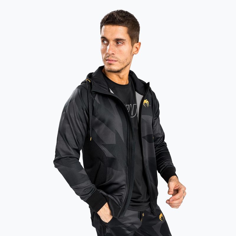 Кофта чоловіча Venum Razor Hoodie black/gold 4