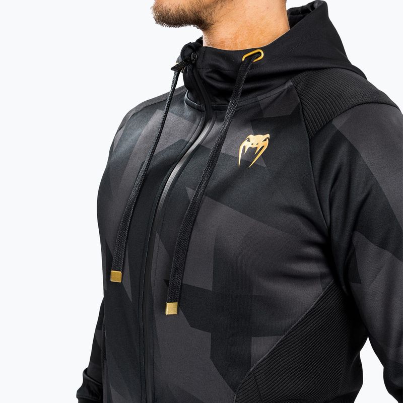Кофта чоловіча Venum Razor Hoodie black/gold 5