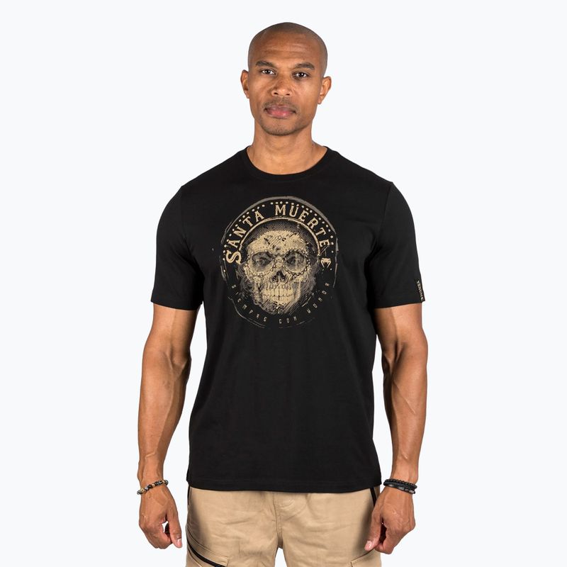 Футболка чоловіча Venum Santa Muerte Dark Side black/brown