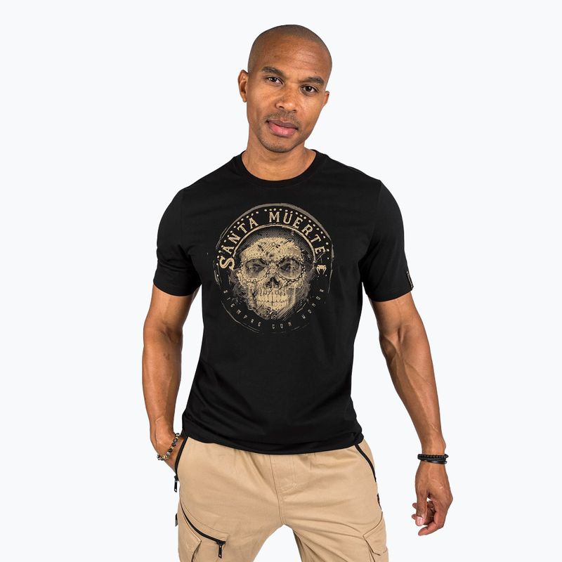 Футболка чоловіча Venum Santa Muerte Dark Side black/brown 5