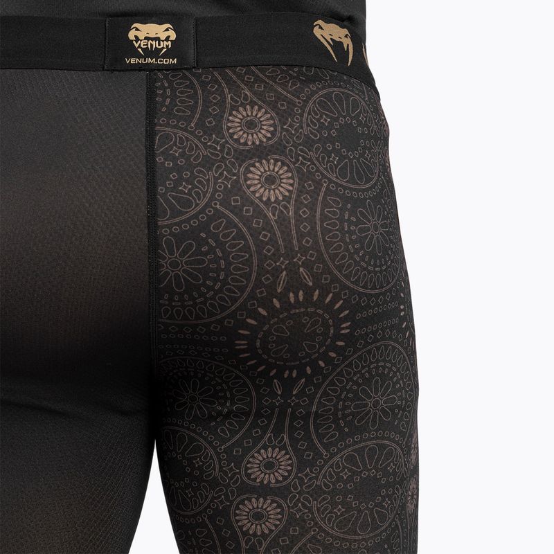Легінси чоловічі Venum Santa Muerte Dark Side Spats black/brown 10