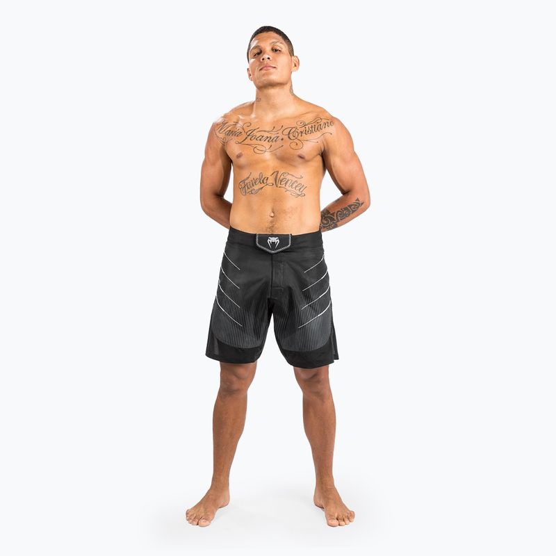 Шорти для тренувань чоловічі Venum Biomecha Fightshorts black/grey 3