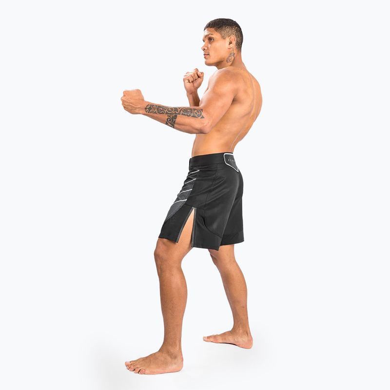 Шорти для тренувань чоловічі Venum Biomecha Fightshorts black/grey 5