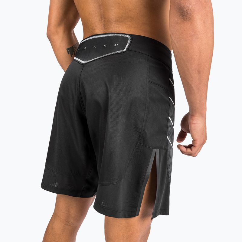 Шорти для тренувань чоловічі Venum Biomecha Fightshorts black/grey 4