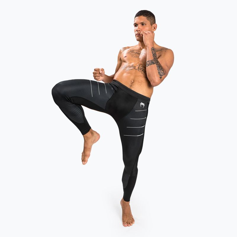 Легінси чоловічі Venum Biomecha Spats black/grey 2