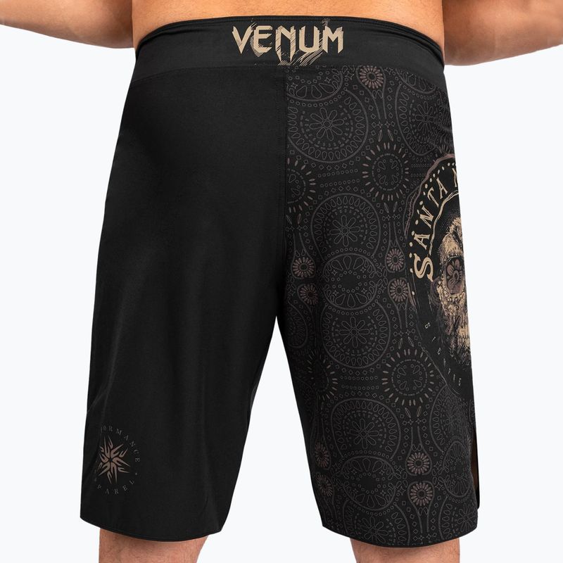 Шорти для тренувань чоловічі Venum Santa Muerte Dark Side Fightshorts black/brown 6