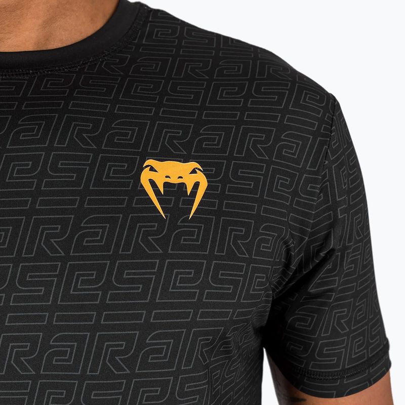 Чоловіча тренувальна футболка Venum X Ares 2.0 Dry Tech чорний/золотий 9
