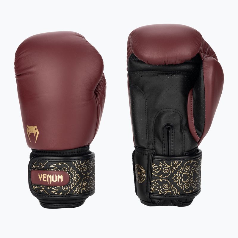 Рукавиці боксерські Venum Power 2.0 burgundy/black