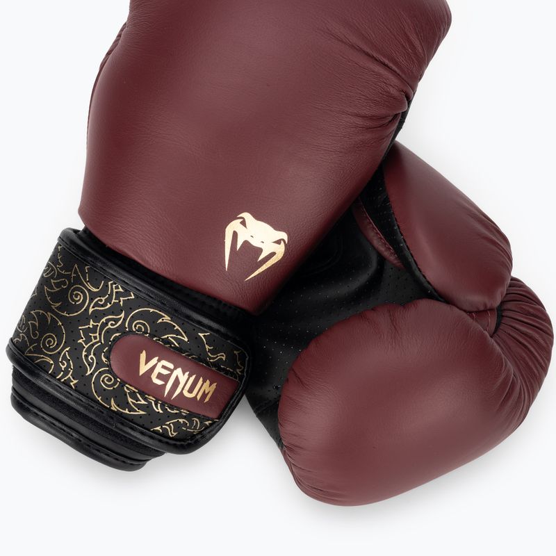 Рукавиці боксерські Venum Power 2.0 burgundy/black 4