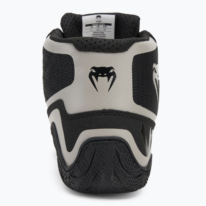 Кросівки боксерські Venum Elite Wrestling black/sand 6