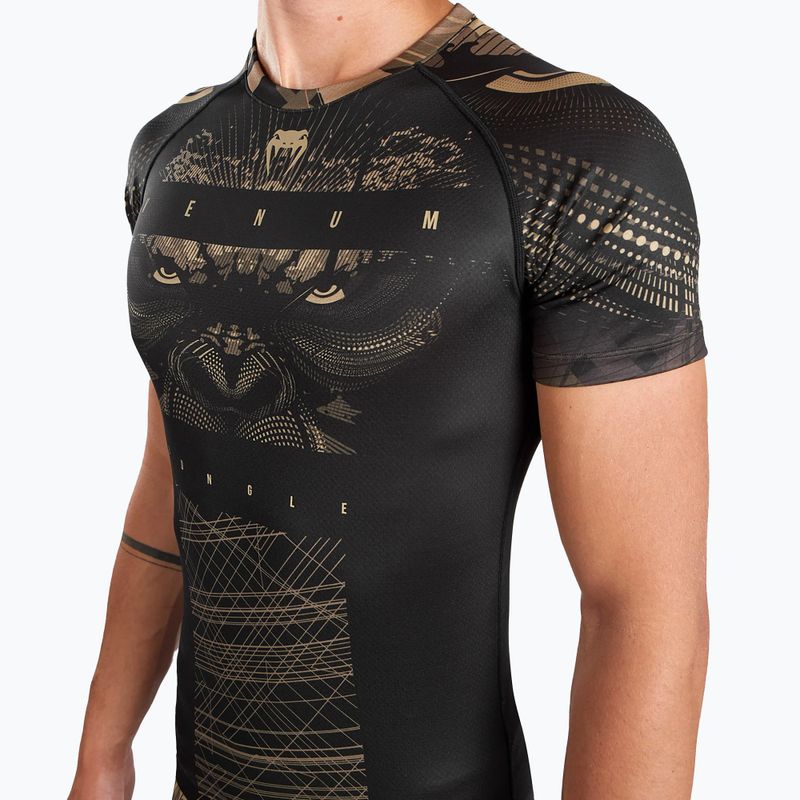 Рашгард чоловічий Venum Gorilla Jungle Rashguard black/sand 5