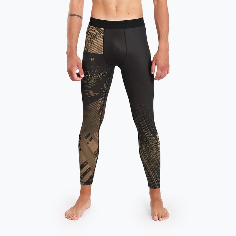 Легінси чоловічі Venum Gorilla Jungle Spats sand/black