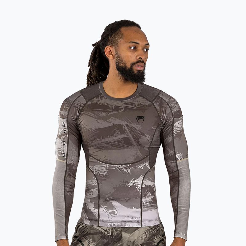 Кофта чоловіча Venum Electron 3.0 Rashguard sand
