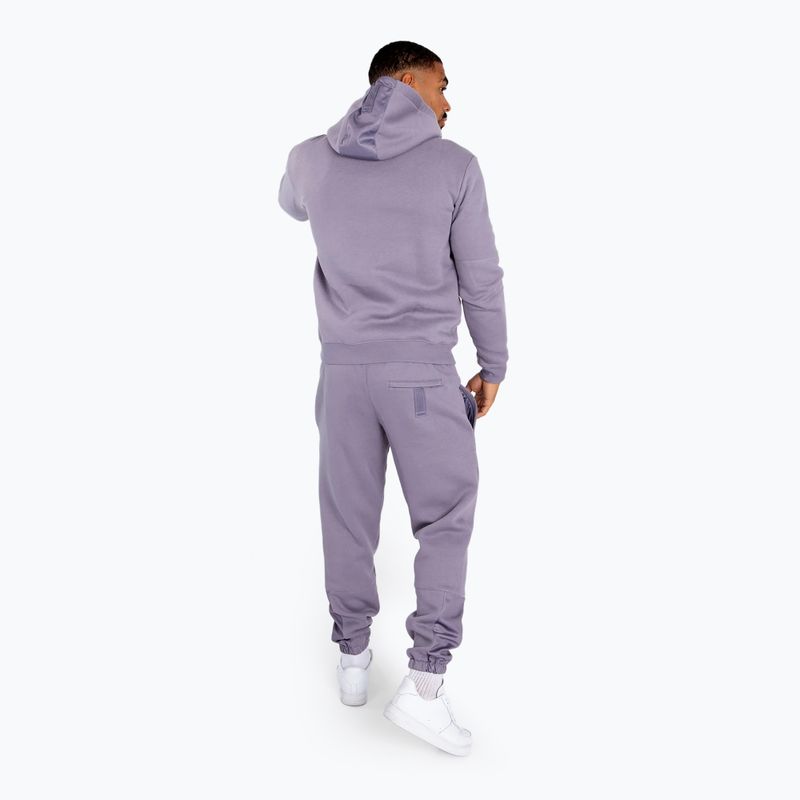 Кофта чоловіча Venum Silent Power Hoodie lavender гrey 3