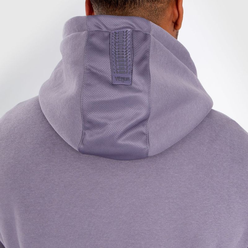 Кофта чоловіча Venum Silent Power Hoodie lavender гrey 5