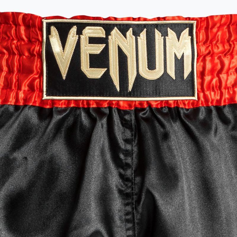 Шорти для тренувань чоловічі Venum Classic Muay Thai red/black/gold 4
