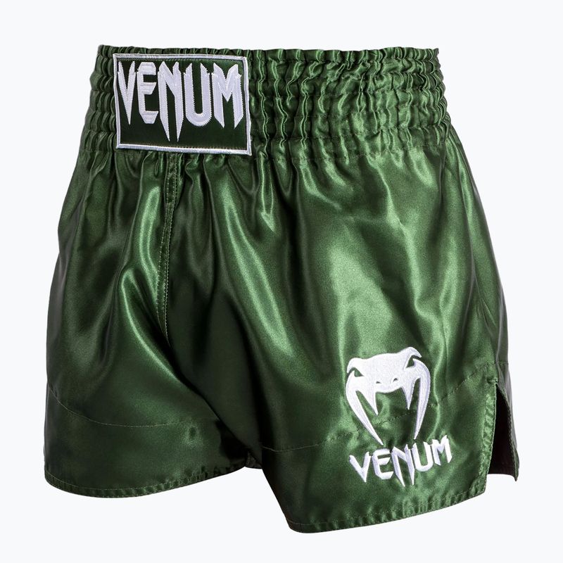 Шорти для тренувань чоловічі Venum Classic Muay Thai khaki/white 3