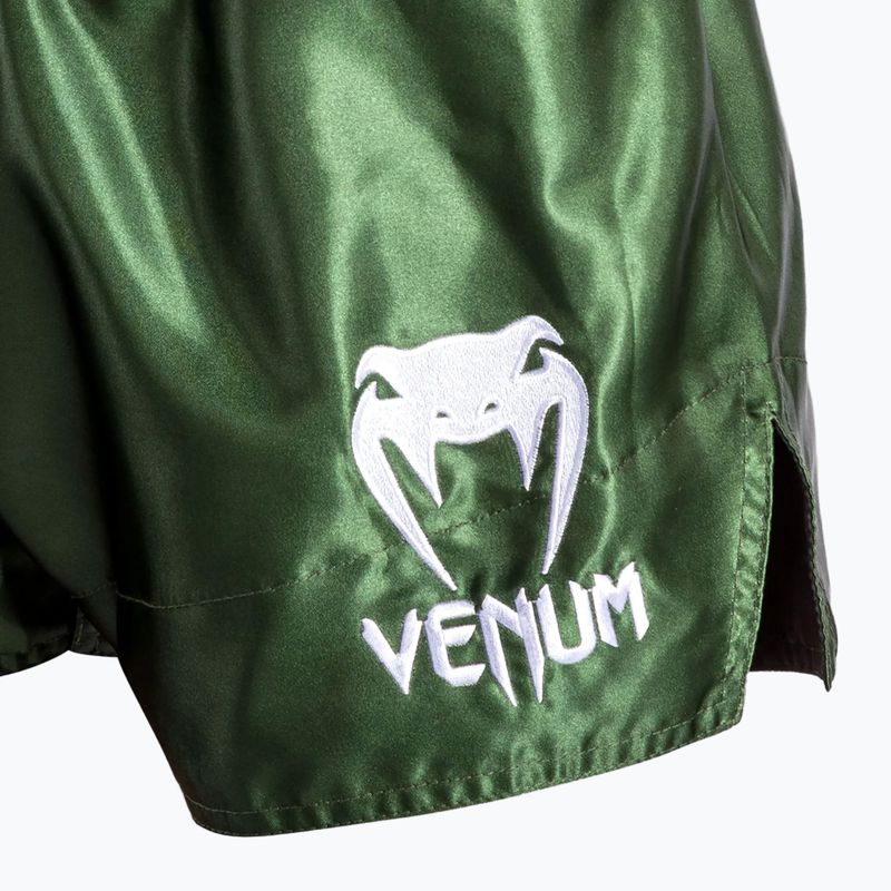 Шорти для тренувань чоловічі Venum Classic Muay Thai khaki/white 6