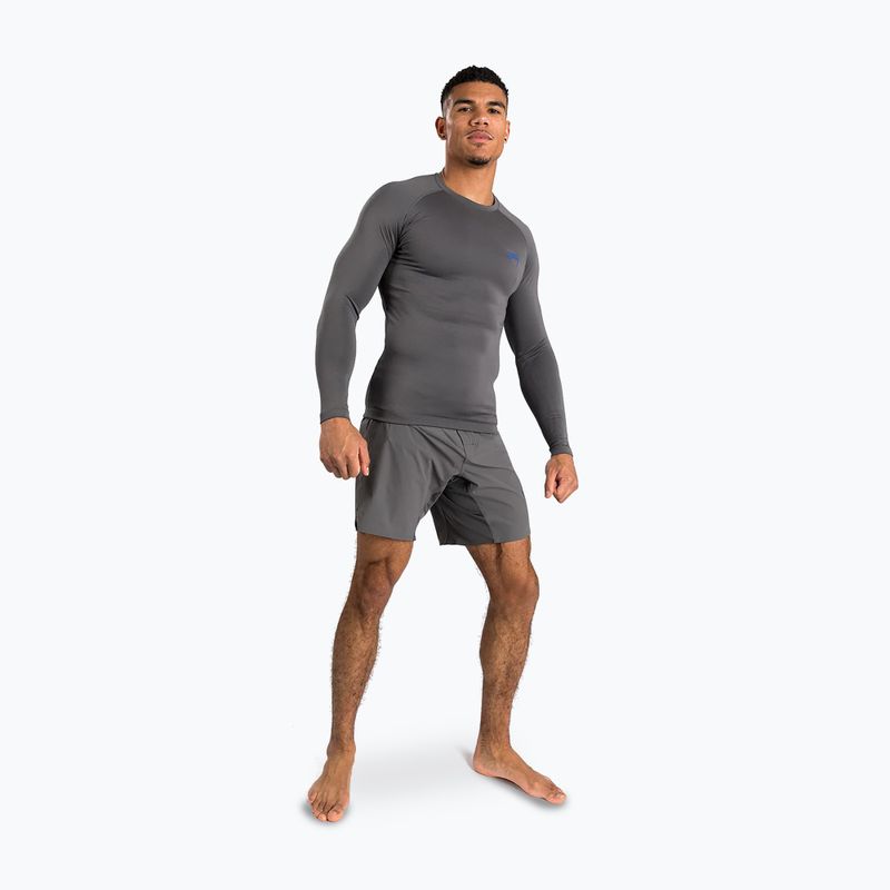 Рашгард лонгслів чоловічий Venum Contender Rashguard grey 2