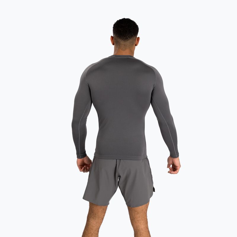 Рашгард лонгслів чоловічий Venum Contender Rashguard grey 3